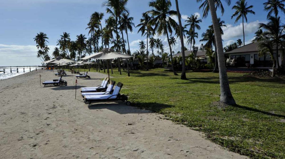 Autre vue de la plage de The Residence