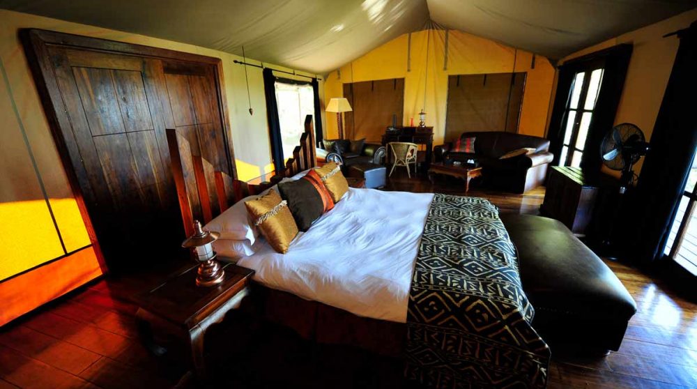 Chambre dans le Serengeti