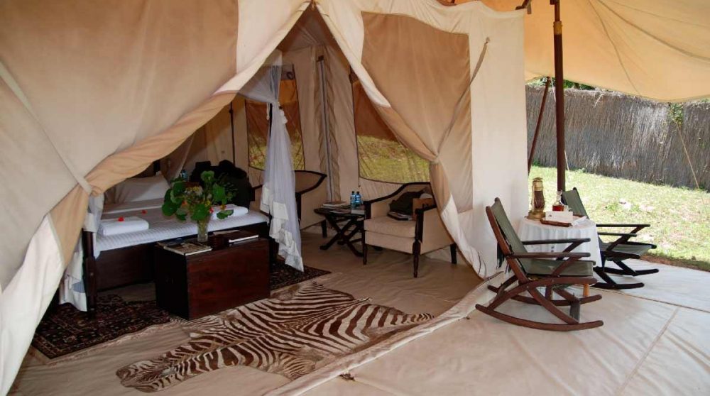 Autre exemple de tente au Kenya