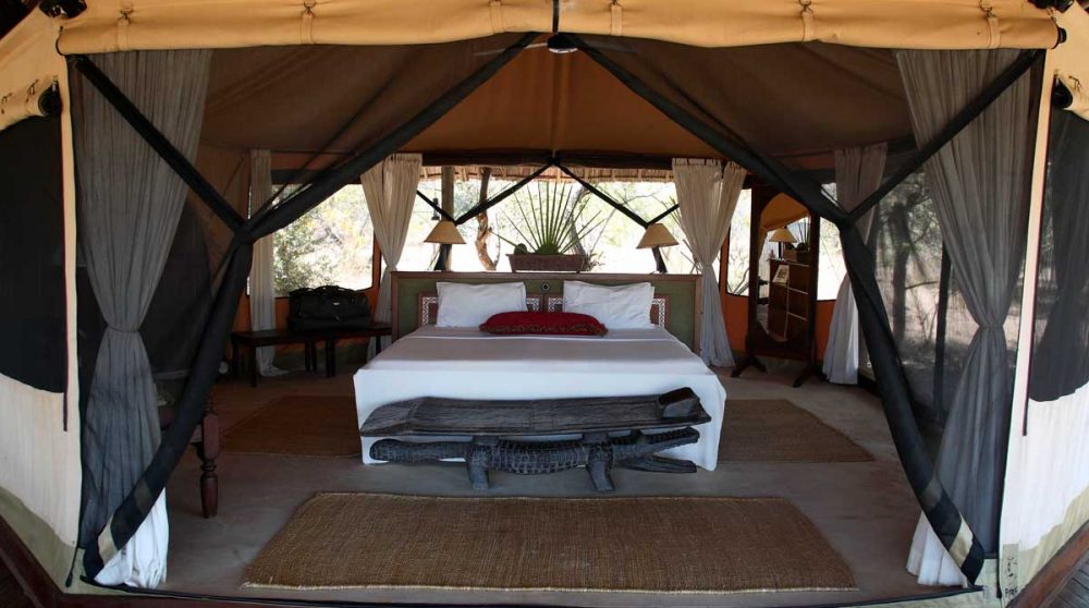 Une tente double à Selous