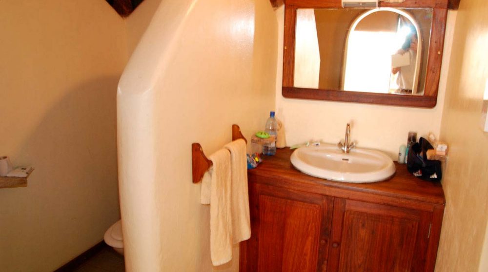La salle de bains en Tanzanie