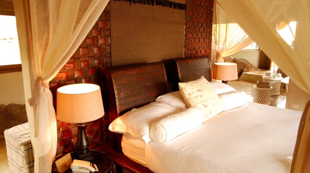 Autre vue d'une chambre en Afrique du Sud