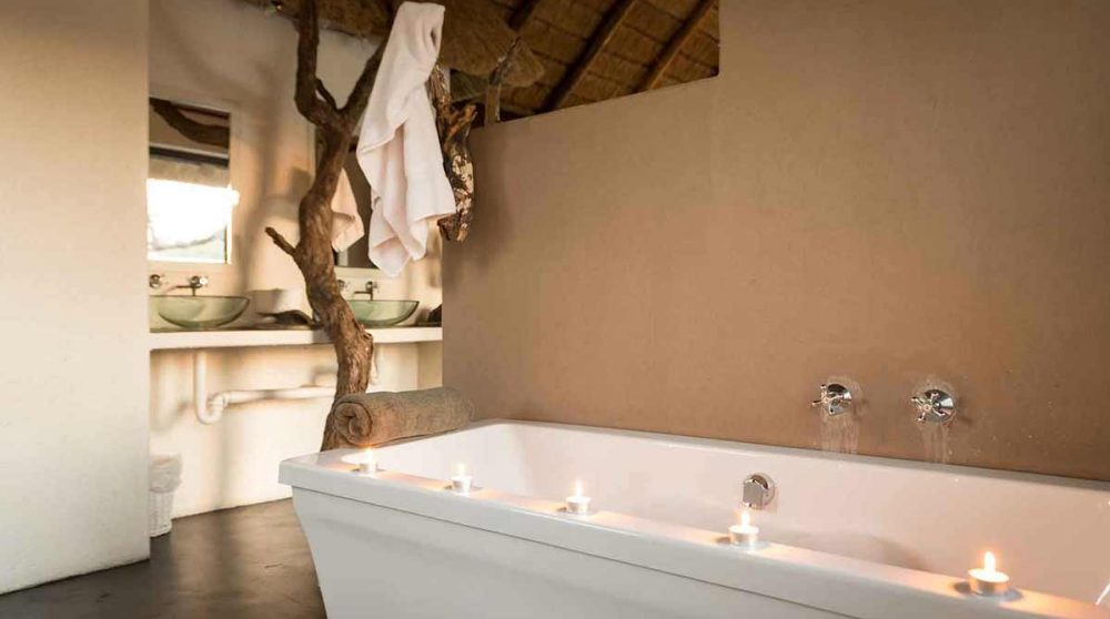 La baignoire d'Ezulwini River Lodge