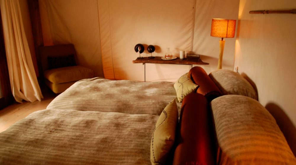 Autre vue des lit en Afrique du Sud