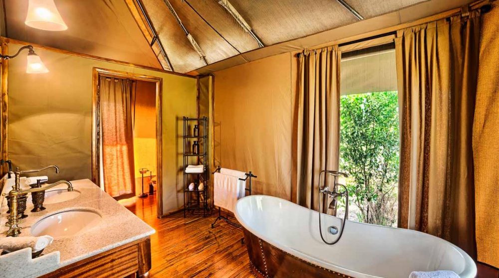 La salle de bains au Kenya