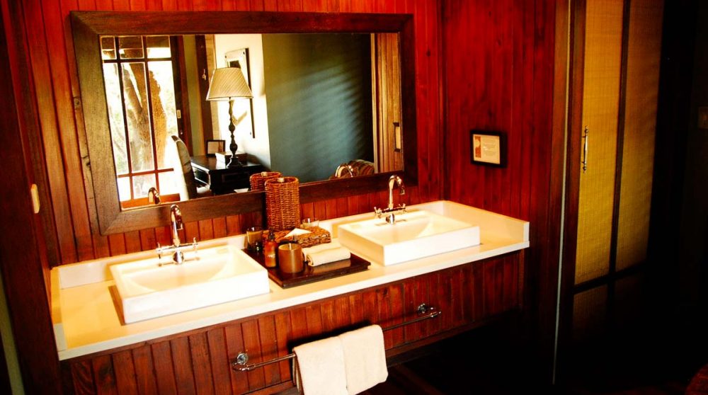 La salle de bains en Afrique du Sud