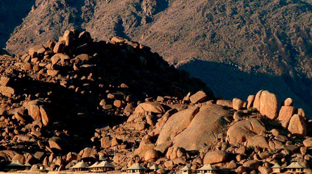 Vue sur la nature en Namibie