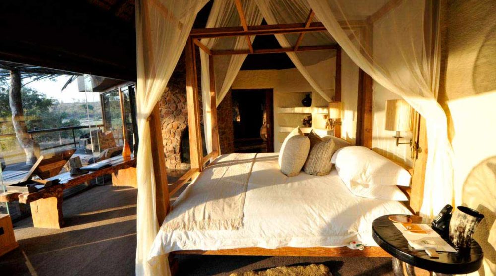 Autre vue d'une chambre près du parc Kruger