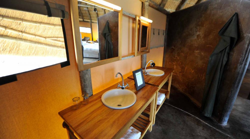 Autre vue de la salle de bains en Namibie