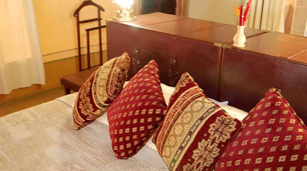 Vue sur un lit au Kenya