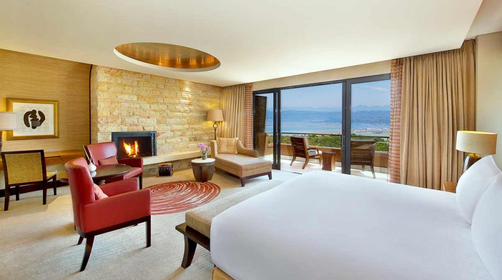 Vue depuis le lit à Knysna