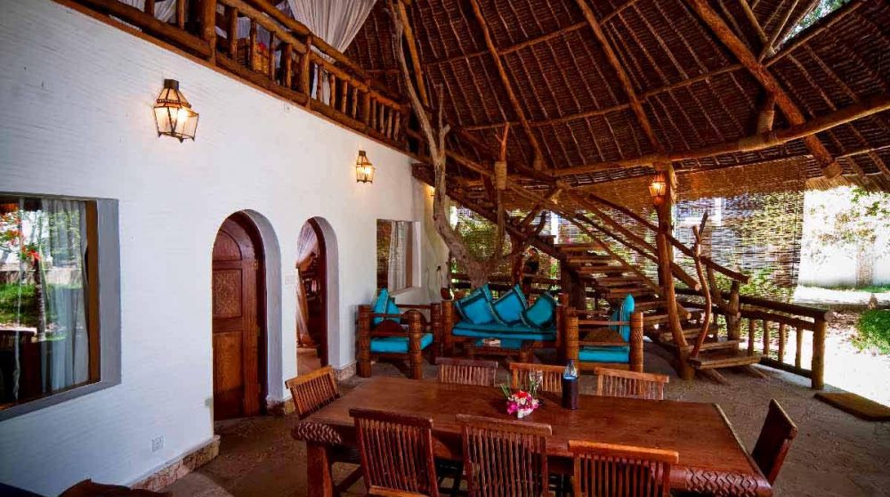 La salle à manger au Kenya