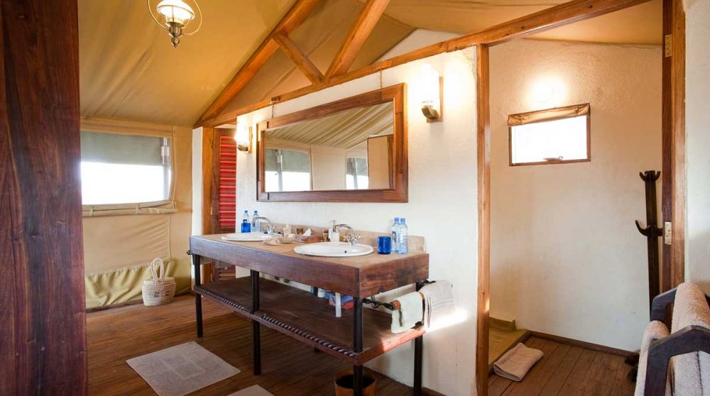 Autre vue de la salle de bains dans le Serengeti