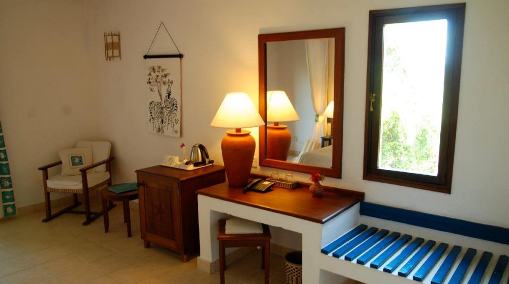 Autre vue de la chambre au Kenya