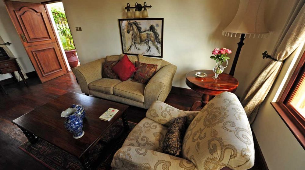 Salon dans une chambre en Tanzanie