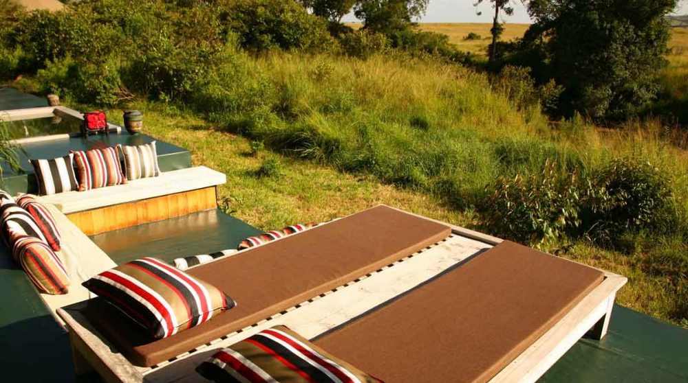 Chaises longues au Kenya