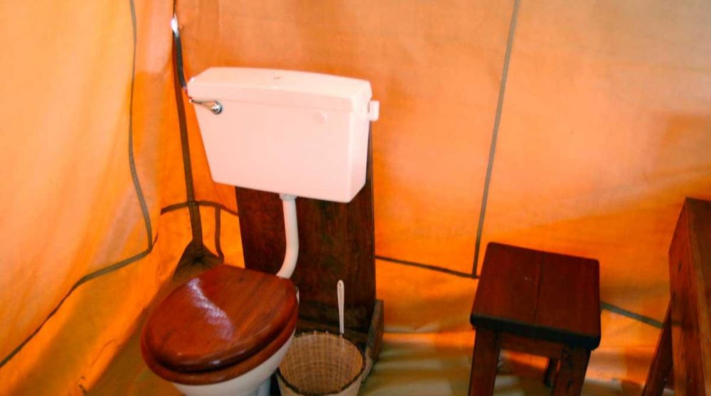 Les toilettes dans le Masai Mara