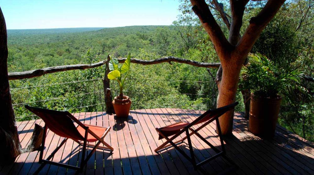 La terrasse avec vue à Waterberg