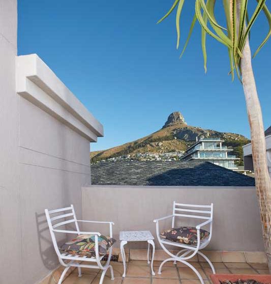 La terrasse d'une chambre Luxury Mountain Facing