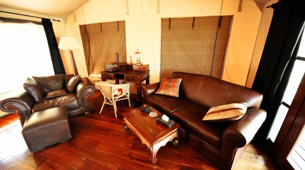 Salon dans une chambre