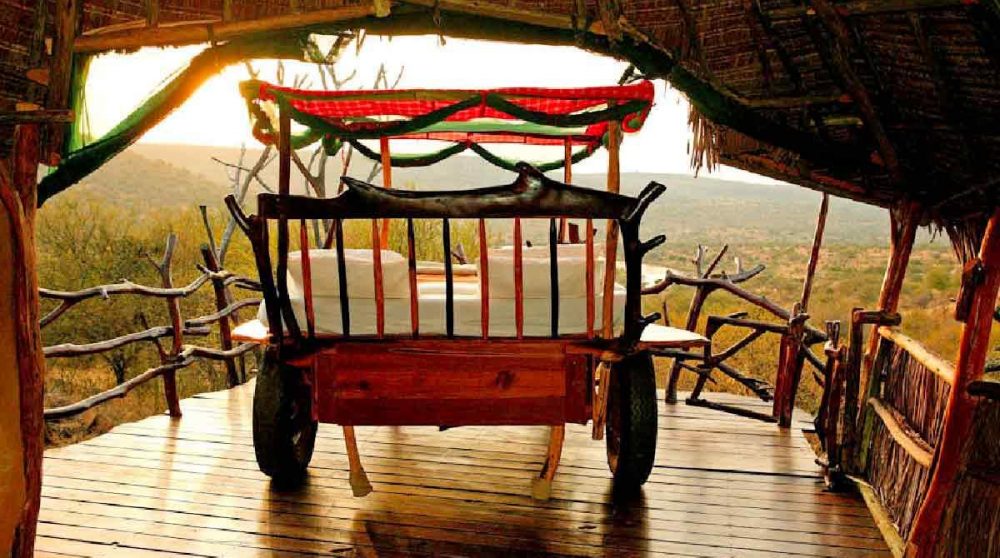 La vue depuis la terrasse