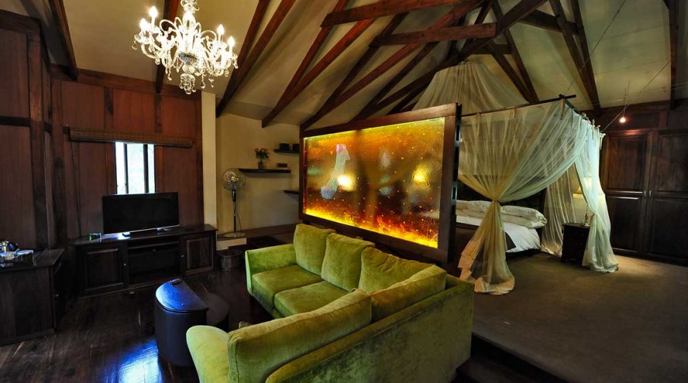 Canapés dans une suite