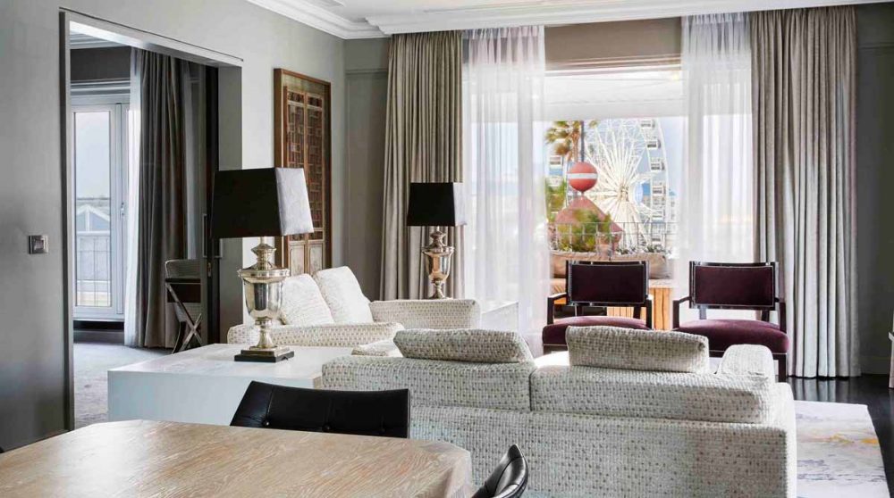 Le salon de la Presidential Suite