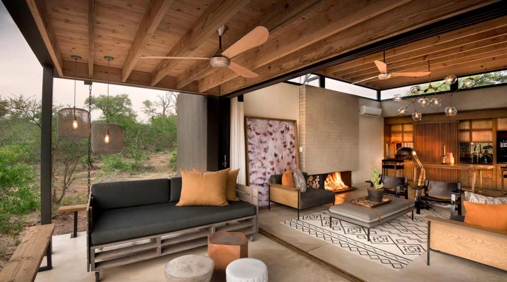 Le salon de la Fish Eagle Villa en Afrique du Sud
