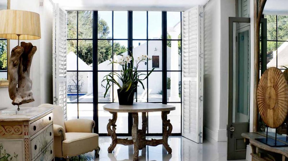 Sa salle de bains en Afrique du Sud