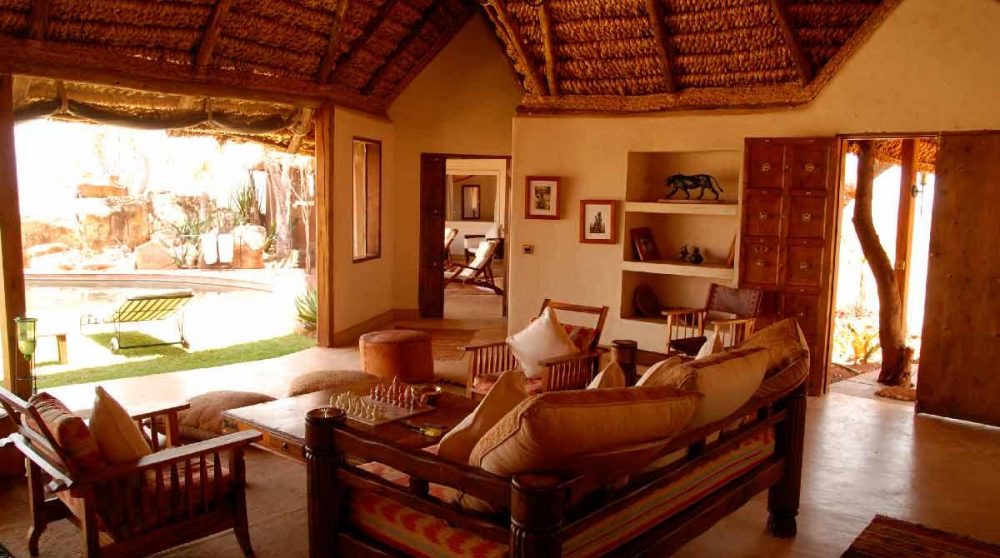 Le salon d'une suite