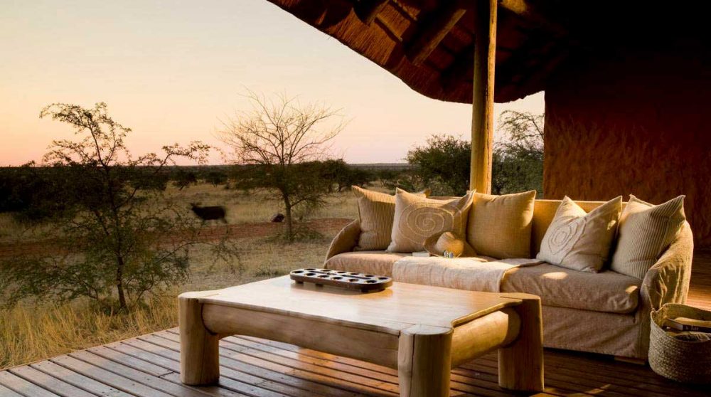 La terrasse de l'une des suites