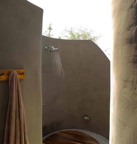 La douche extérieure