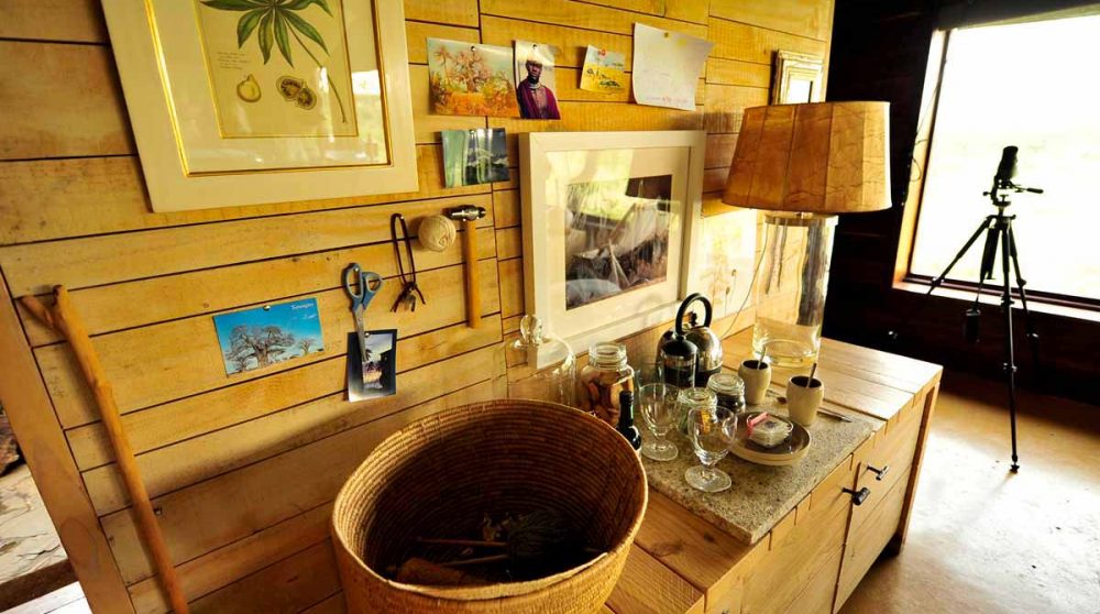 L'entrée d'un chambre