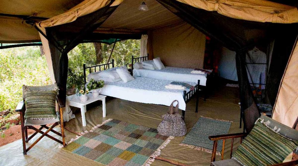 Autre vue d'une tente