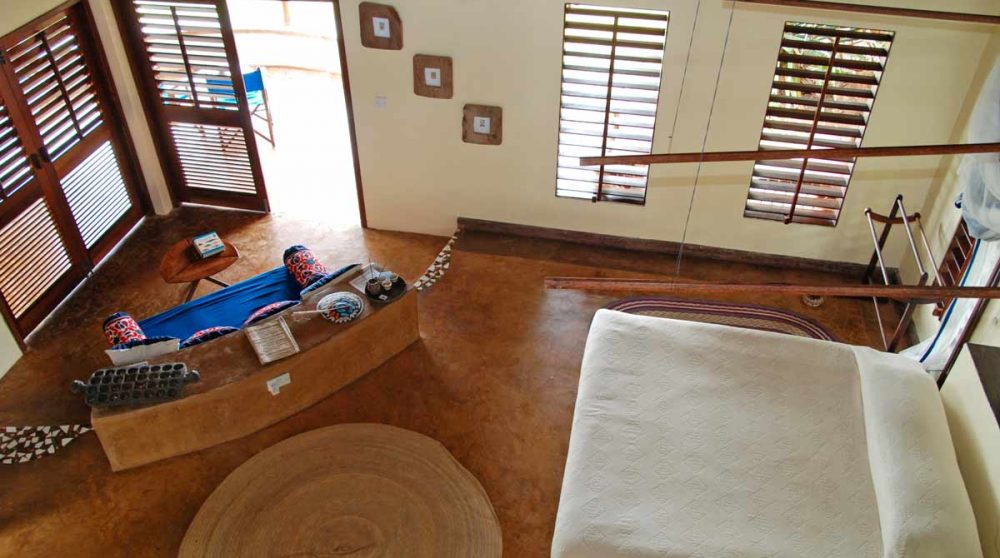 La chambre double vue de la mezzanine