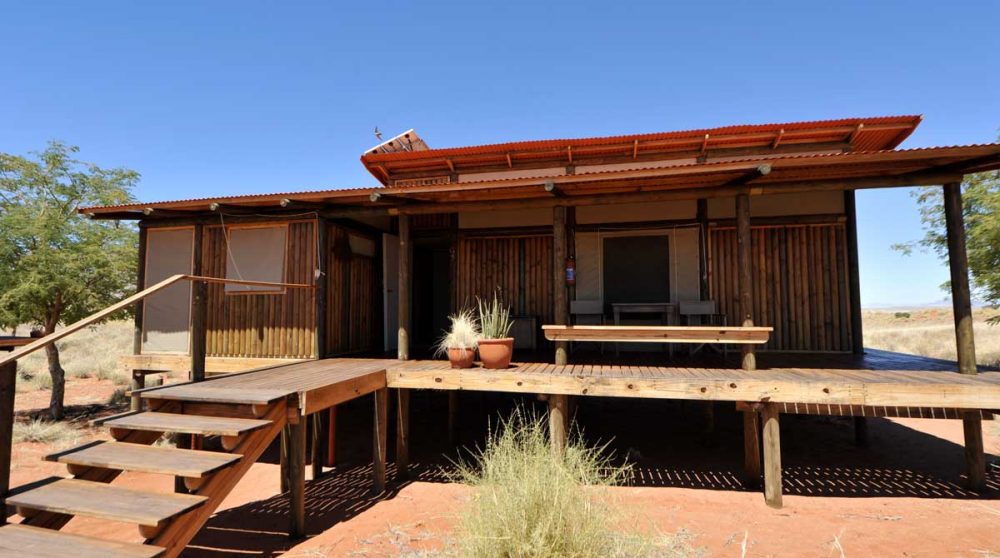 Extérieur d'un lodge à Namib