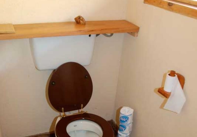 Les toilettes à Amboseli