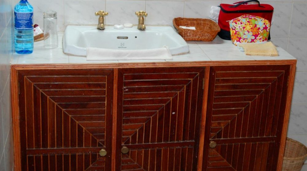 La salle de bains dans le Masai Mara