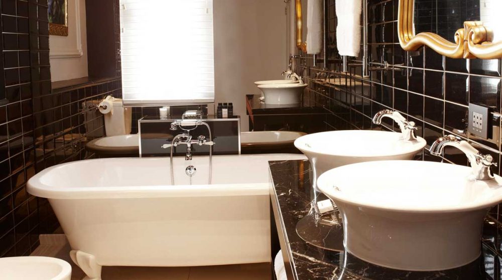 La salle de bains dans la ville du Cap