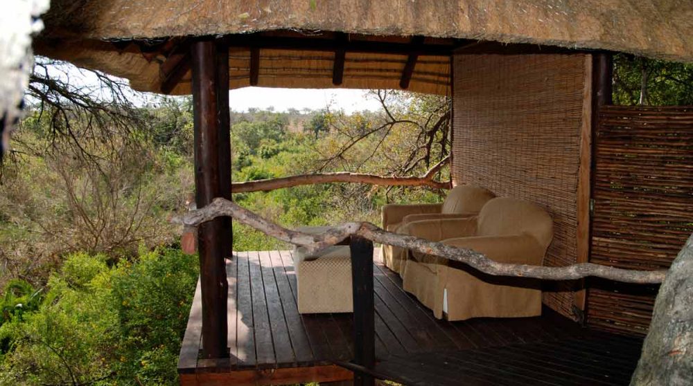 La terrasse en Afrique du Sud