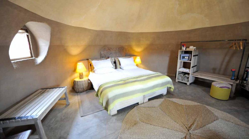 Intérieur d'une chambre dans le Damaraland
