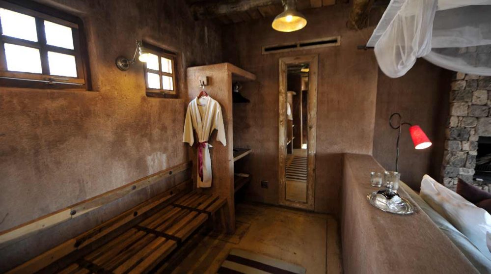 Le dressing de la chambre à Etosha