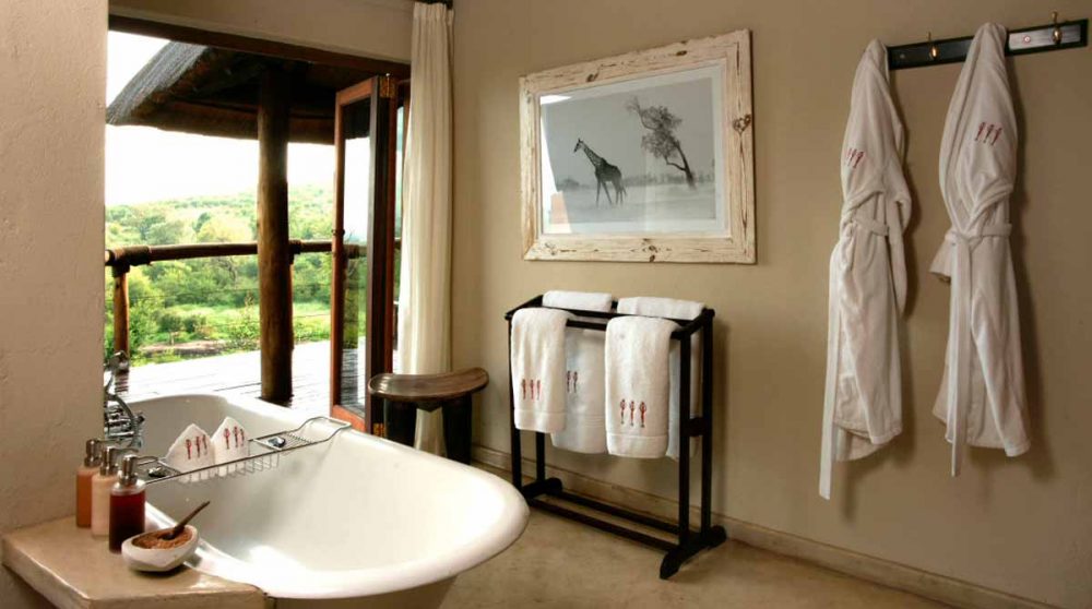 Autre vue de la salle de bains près du Madikwe Game Reserve
