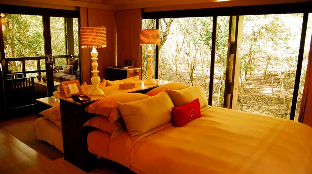 Vue d'ensemble de la chambre dans le Kwazulu Natal