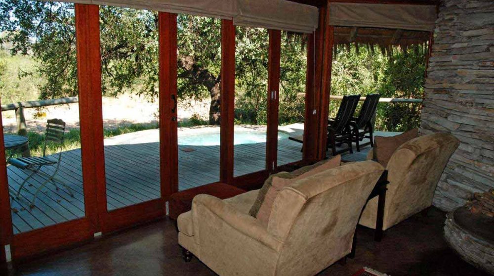 La vue dans une suite en Afrique du Sud