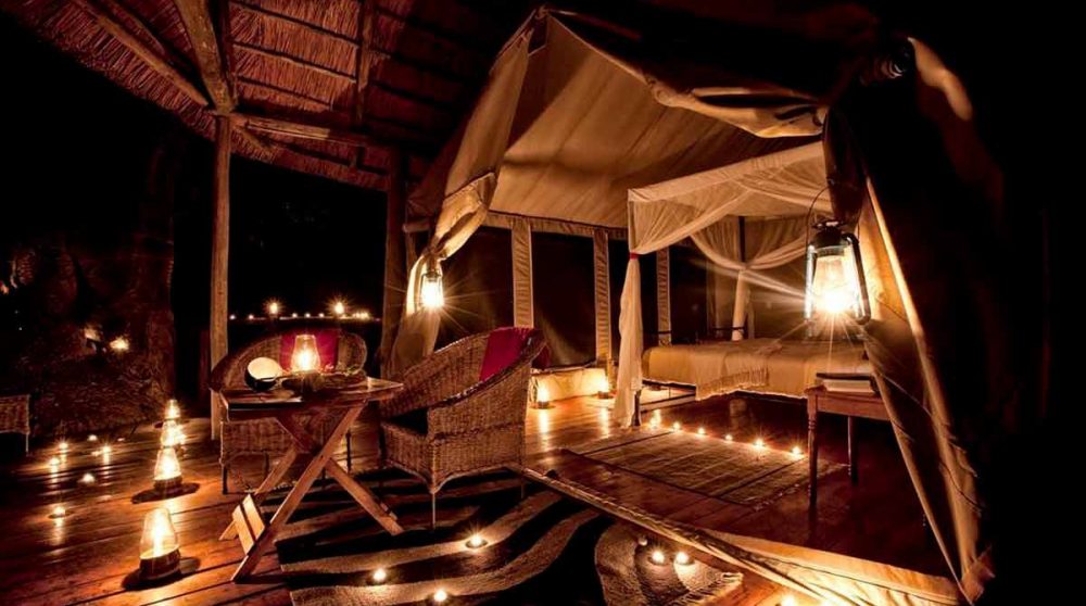 Autre vue de la tente en Tanzanie