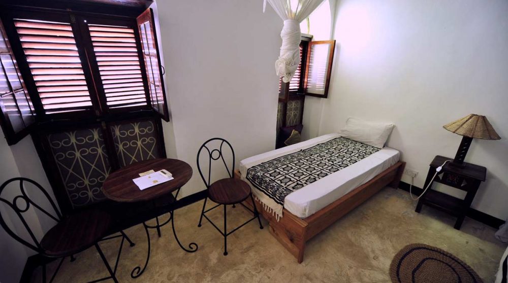 Vue d'une suite de l'hôtel à Zanzibar