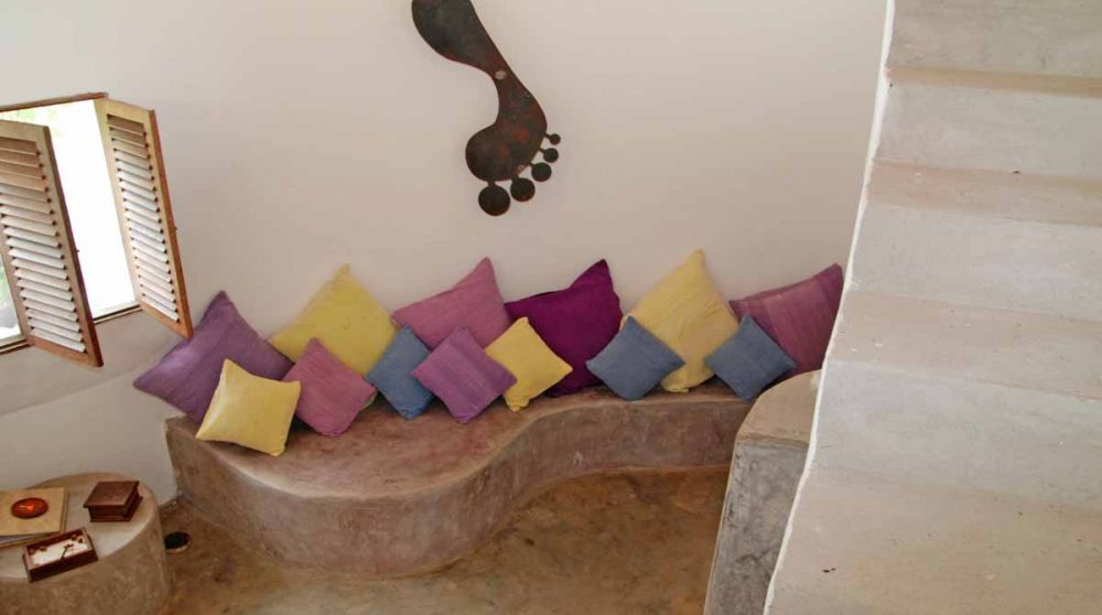 Salon dans une suite en Tanzanie