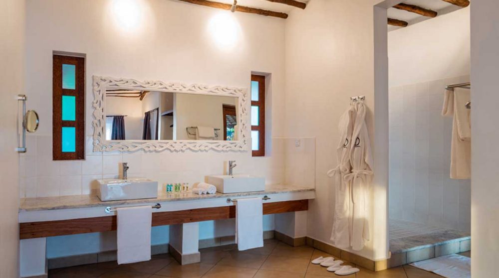 La salle de bains en Tanzanie