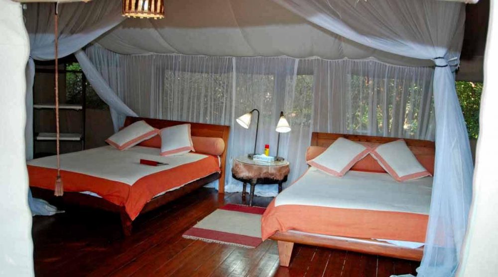 Autre vue d'une tente dans le Masai Mara